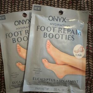 (2) Onyx Hydrating Foot Repair Booties
